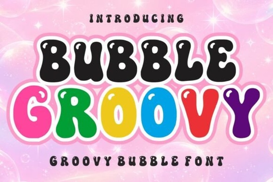 Bubble Groovy Font